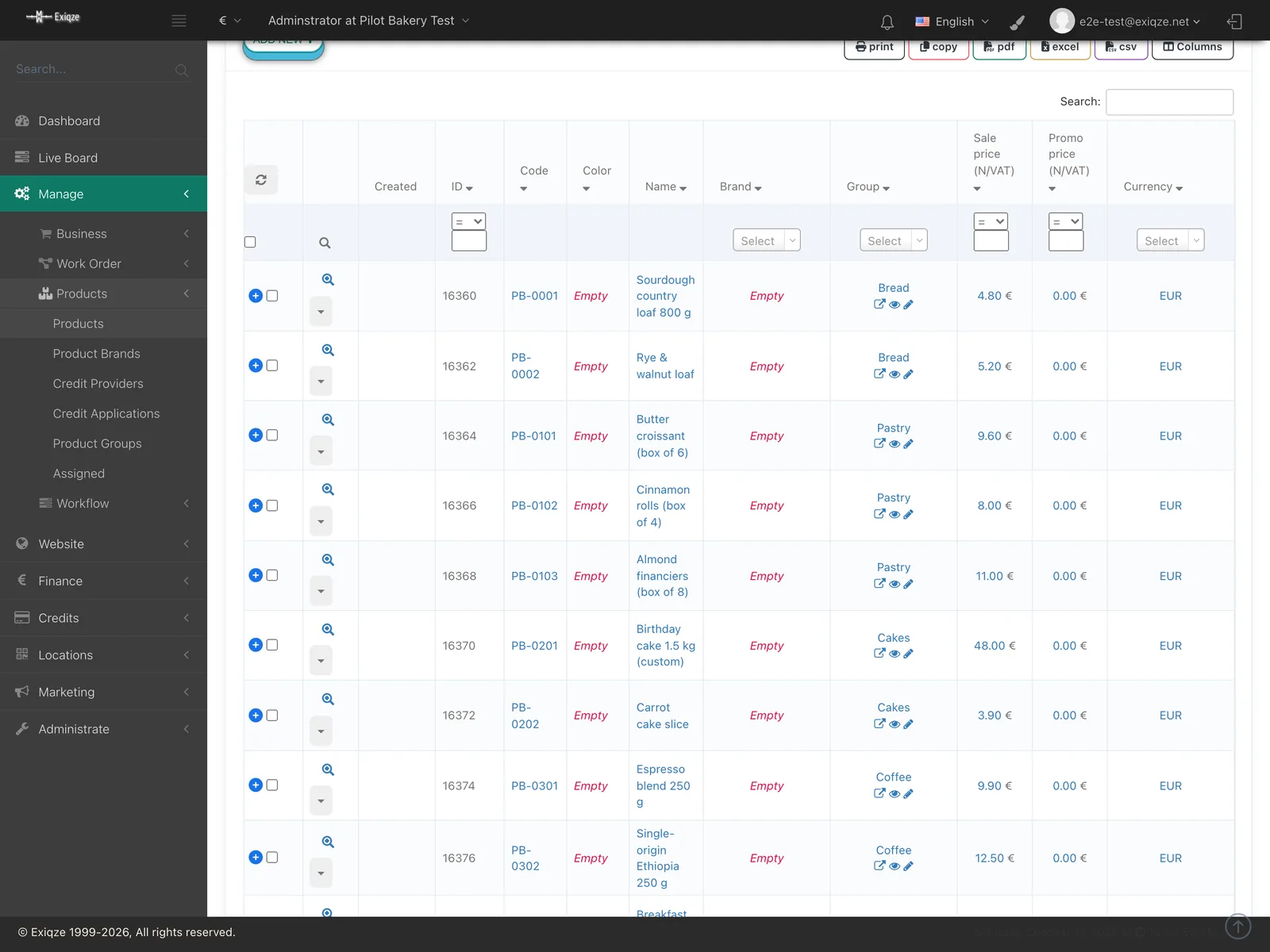 E-Commerce dashboard and POS