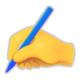 Writing Hand SVG